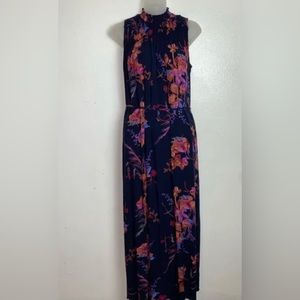 Mock Neck Maxi Dress